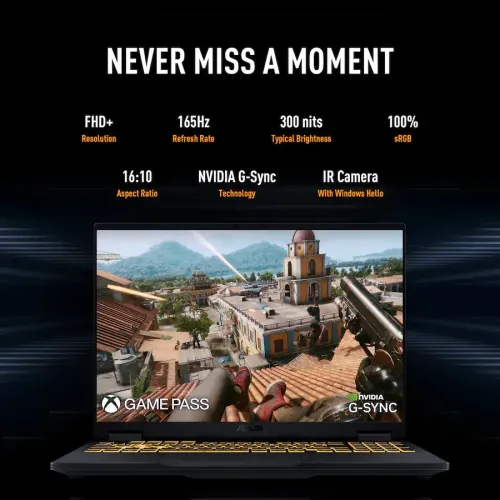 Laptop Asus TUF Gaming F16 FX608JHR - ES73 Core i7 14650HX | 16GB | 1TB SSD | RTX 5050 8GB | 16inch(1920x1080) FHD+ 165Hz - New 100% Fullbox